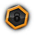 hex lock icon